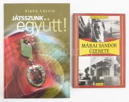 2 db könyv - Furkó Zoltán: Márai Sándor üzenete. + Sipka László: Játsszunk együtt! Mindkét könyv DEDIKÁLT Szőts István filmrendező vagy felesége részére. Kiadói kartonált és papírkötés, jó állapotban.