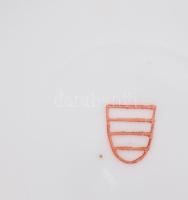 Cseh Alt Wien historizáló dísztálka, 5 darab, jelzett, d: 15 cm