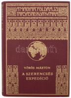 Vörös Márton: A szerencsés expedíció. Hans W. Ahlmann kutató útja az északi jégvilágba. Magyar Földrajzi Társaság Könyvtára. Bp., Franklin. Kiadói aranyozott egészvászon kötés gerincén, a hátsó kötéstáblán kopásnyomok és a sarkakon kopásnyomok, egyébként jó állapotban.