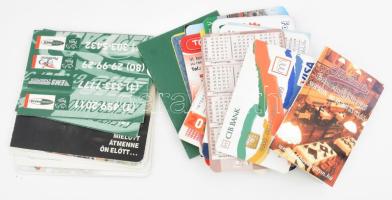 Vegyes kártyanaptár tétel, összesen kb. 40 db, közte egyformákkal