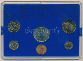 Svédország 1984. 5ö - 5K (6xklf) forgalmi sor műanyag tokban T:UNC enyhén karcos tok
Sweden 1984. 5...