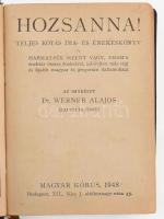 1921 Kézzel írt emlékkönyv bejegyzésekkel + egy imakönyv, benne 1-2 szentkép