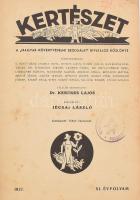 1937 Kertészet, A "Magyar Növényvédelmi Szolgálat" Hivatalos Közlönye XI. évfolyam könyvbe kötve. Félvászon kötés, kopottas állapotban.