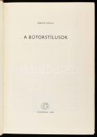 Kaesz Gyula: A bútorstílusok. Bp., 1962, Gondolat. Kiadói kartonált kötés, sérült papír védőborítóva...