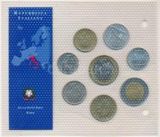 Olaszország 1953-1997. 5L-1000L (8xklf) "Európa utolsó pénzei" vákuumcsomagolt forgalmi ér...