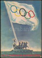 1936 A Pesti Hírlap Vasárnapja olimpiai száma, 1936. aug. 2., különszám a berlini olimpiáról, kissé sérült, a tűzéstől különvált címlappal, 44 p.