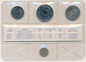 Svédország 1986. 10ö - 5K (4xklf) forgalmi sor fólia tokban T:UNC
Sweden 1986. 10 Öre - 5 Kronor (4...