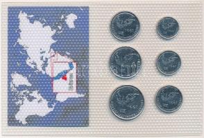 Eritrea 1997. 1c - 100c (6xklf) "A világ pénzérméi" vákuum csomagolt forgalmi érme összeál...