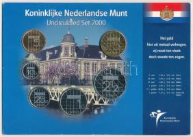Hollandia 2000. 5c - 5G (6xklf) forgalmi sor karton tokban T:UNC
Netherlands 2000. 5 Cents - 5 Guld...