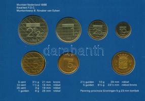Hollandia 1998. 5c - 5G (6xklf) forgalmi sor karton díszlapon T:UNC
Netherlands 1998. 5 Cent - 5 Gu...