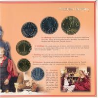 Ausztria 1999. 10gr-20Sch (6xklf) forgalmi sor karton díszlapon T:UNC
Austria 1999. 10 Groschen - 2...