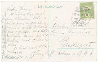 1915 Óbecse, Stari Becej; Szent István tér, templom. Radoszávlyevits kiadása / square, church (EK)