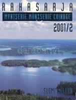 Finnország 2001. 10p - 10M (5xklf) forgalmi sor + "Finn Pénzverde" Cu-Ni zseton szettben, karton dísztokban T:UNC Finland 2001. 10 Penniä - 10 Markkaa (5xdiff) + "Finnish Mint" Cu-Ni token in set, in cardboard case C:UNC