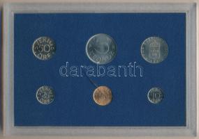 Svédország 1977. 5ö - 5K (6xklf) forgalmi sor műanyag tokban T:UNC
Sweden 1977. 5 Öre - 5 Kronor (6...