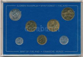 Finnország 1978. 1p - 5M (7xklf) forgalmi sor szettben, műanyag dísztokban T:UNC
Finland 1978. 1 Pe...