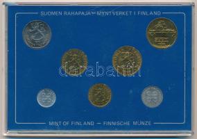 Finnország 1979. 1p - 5M (7xklf) forgalmi sor szettben, műanyag dísztokban T:UNC
Finland 1979. 1 Pe...