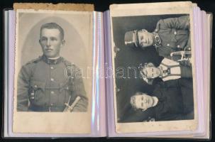 cca 1940 18 db kb harmadrészt katonai fotókat tartalmazó fotóalbum