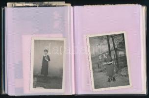 cca 1940 18 db kb harmadrészt katonai fotókat tartalmazó fotóalbum