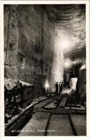 Aknaszlatina, Slatinské Doly, Szolotvino, Solotvyno (Máramaros); Ferencbánya, sófejtés. Knoll foto / salt mine, interior (fl)