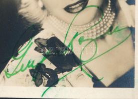 Ginger Rogers (1911-1995) filmszínésznő aláírása az őt ábrázoló képen / autograph signature 10x13 cm