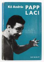 Kő András: Papp Laci. Bp., 1973, Sport. Kiadói kartonált papírkötés, kopott. A szerző által dedikált.