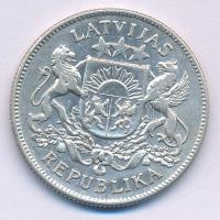 Lettország 1925. 2L Ag T:XF Latvia 1925. 2 Lati Ag C:XF Krause KM#8