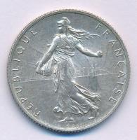 Franciaország 1919. 2Fr Ag T:2XF France 1919. 2 Francs Ag C:XF