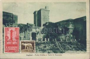 Cagliari Porta Cristina and the S. Pancrazio tower (EB)