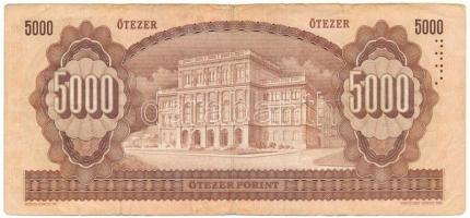 1990. 5000Ft "H 41822706" T:F,VG
Adamo F49