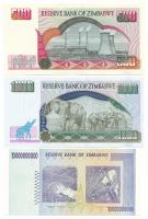 Zimbabwe 2001. 500$ + 2003. 1000$ + 2008. 10.000.000.000$ T:AU
Zimbabwe 2001. 500 Dollars + 2003. 1...