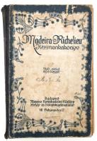 Fehérhímzés. Likacsos-, reneszánsz-, Richelieu-, lapos- és domborúhímzés. Bp., Magyar Kereskedelmi Közlöny. Félvászon kötés, sérült lapok, sérült kötés, viseltes állapotban.