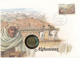 Afganisztán 1980. 50p felbélyegzett borítékban, bélyegzéssel, német nyelvű tájékoztatóval T:UNC patina Afghanistan 1980. 50 Pul in envelope with stamp and cancellation, with German description C:UNC patina