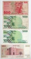 Izrael 1979. 100Sh + 1982. 500Sh + 1983. 1000Sh (2x) T:F,VG
Israel 1979. 100 Sheqalim + 1982. 500 S...