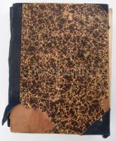 1926 A Tolnai Világlapja XXVIII. évf. I. félévének egybekötött számai (nem teljes), sérült félvászon...