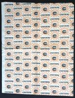 Cca 1970-1980. Centrum [Áruházak] feliratos retro csomagolópapír, mérete: 620x500 mm. Szélein kisebb...