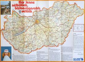 Cca 1980. "Kár lenne nélkülünk, biztonságosabb velünk". Az Állami Biztosító fényképes retr...