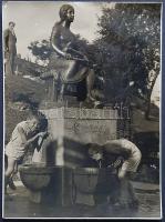 Cca 1931. Budapest, Gellérthegy. Kallós Ede II. világháborúban elpusztult gellérthegyi Hamupipőke-kú...