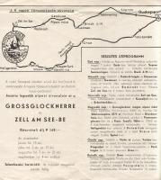 Cca 1930-1940. "Autocar-kirándulások a Grossglockner magasalpesi műúton át Zell am See-be. Szín...