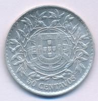 Portugália 1913. 50c Ag T:XF Portugal 1913. 50 Centavos Ag C:XF