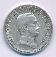 Olaszország 1915R 2L Ag "III. Viktor Emánuel" T:XF Italy 1915R 2 Lire Ag "Vittorio Emanuele III" C:XF