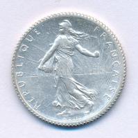 Franciaország 1917. 1Fr Ag T:XF France 1917. 1 Franc Ag C:XF Krause KM#844