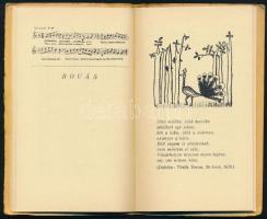 1934 Szegedi Kis Kalendárium zsebnaptár, Buday György (1907-1990) grafikáival