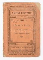 Kossuth Lajos 1848. julius 11-iki beszéde a haderő megajánlása ügyében. Magyar Könyvtár 36. Bp., 1898, Lampel R., (Wodianer F. és Fiai), 36 p. Kiadói papírkötés, szakadt, foltos, részben javított borítóval.