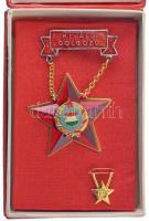 Vegyes 12db-os jelvény tétel, benne: ~1970. "Szakszervezetek Országos Tanácsa arany fokozat&quo...