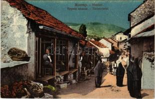 1932 Mostar, Türkenviertel / Turkish district, Bosnian folklore (EK)