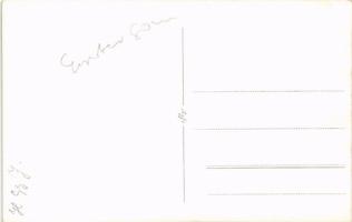 Esztergom, Bazilika, híd, katona kerékpáron. photo