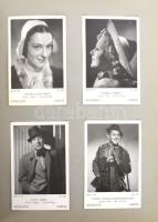 cca 1930-40 Schönheiten in Wandel der Zeiten filmművészeti gyűjtői album 100 db színész fotóval
