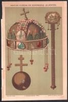 cca 1900 'A Magyar Kir. Honvédség', litográfia, színes illusztráció rajta a honvédség külö...