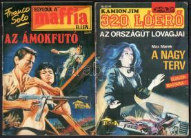 5 db ponyva és tudományos-fantasztikus könyv