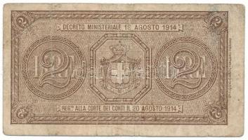 Olaszország 1912. 2L T:F
Italy 1912. 2 Lire C:F
Krause P#37